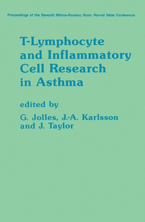 T-Lymphocyte and Inflammatory Cell Research in Asthma - 