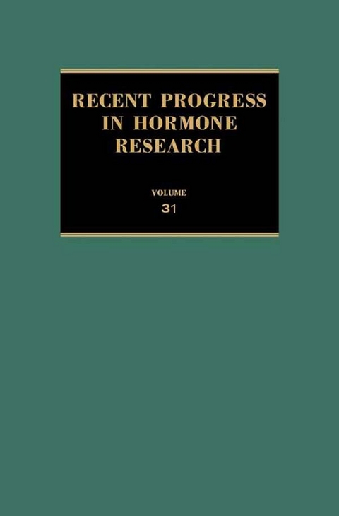 Recent Progress in Hormone Research - 