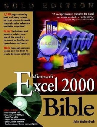 EXCEL 2000 Bible - John Walkenbach