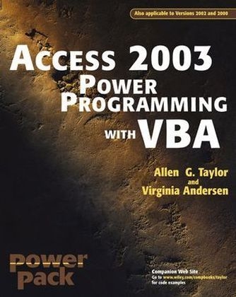 Access Power Programming with VBA - Allen G. Taylor, Virginia Andersen