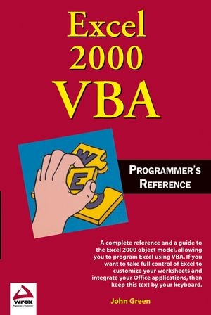 Excel 2000 VBA Programmer's Reference - John Green