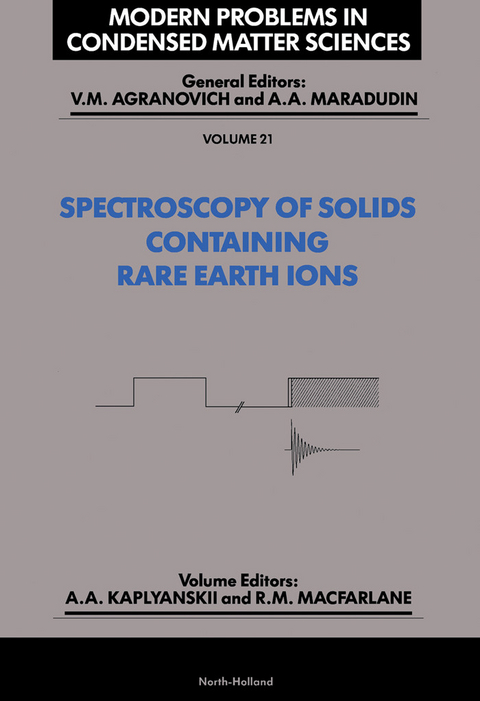 Spectroscopy of Crystals Containing Rare Earth Ions - 