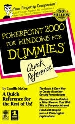 PowerPoint 2000 for Windows for Dummies Quick Reference - Camille McCue