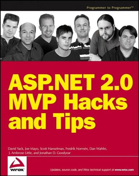 ASP.NET 2.0 MVP Hacks and Tips - David Yack, Joe Mayo, Scott Hanselman, Fredrik Normen, Dan Wahlin