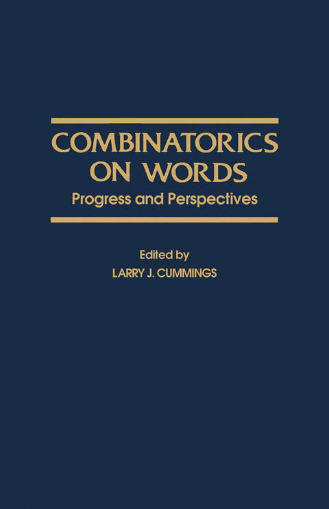 Combinatorics on Words - 