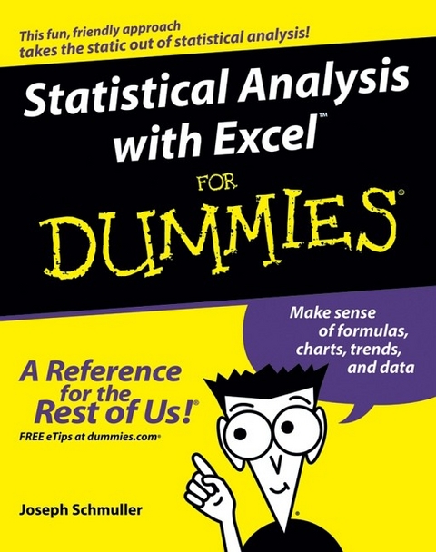 Statistical Analysis with Excel For Dummies - Joseph Schmuller