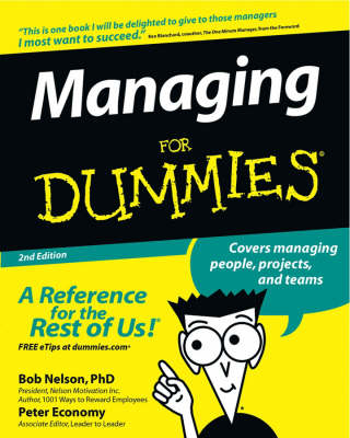 Managing For Dummies - Bob Nelson, Peter Economy