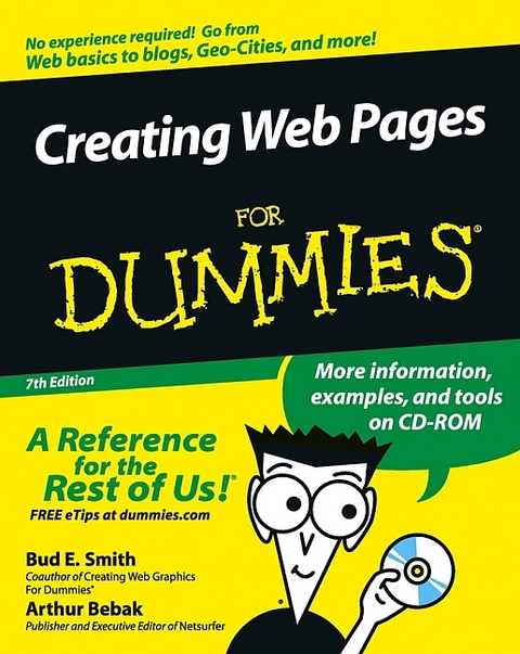 Creating Web Pages For Dummies - Bud E. Smith, Arthur Bebak