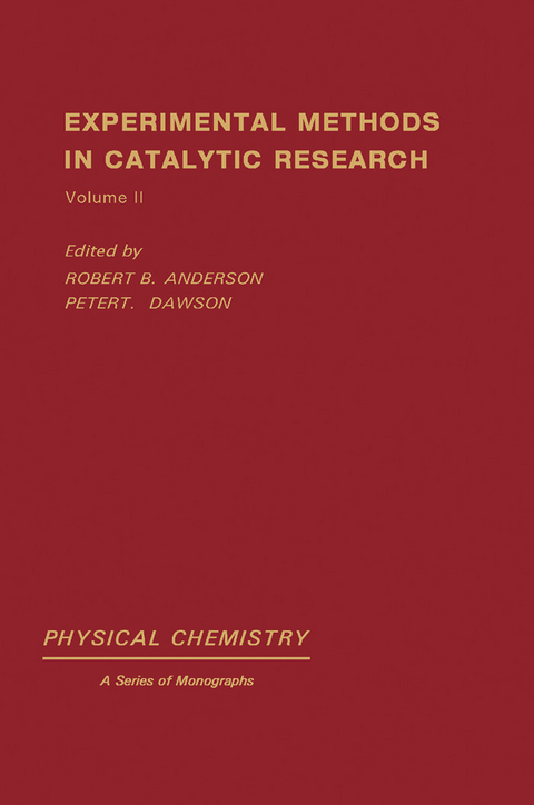 Experimental Methods in Catalytic Research - 