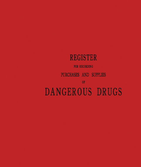 Register for Recording Purchases and Supplies of Dangerous Drugs -  Sam Stuart