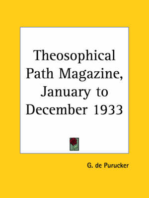 Theosophical Path Magazine (1933) - 