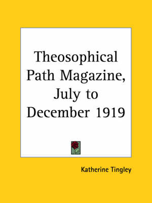 Theosophical Path Magazine (July to December 1919) - 