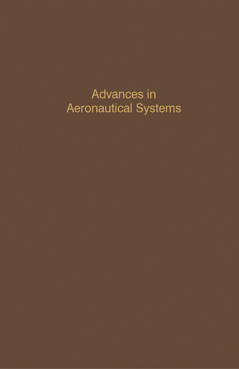 Control and Dynamic Systems V38: Advances in Aeronautical Systems - 