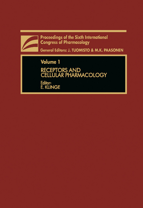 Receptors and Cellular Pharmacology - 