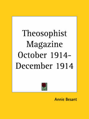 Theosophist Magazine (October 1914-December 1914) - 