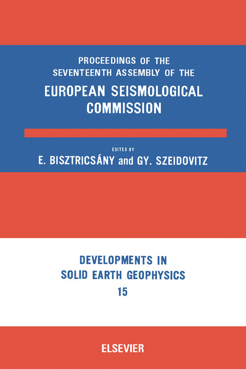 Proceedings of the Seventeenth Assembly of the European Seismological Commission - 