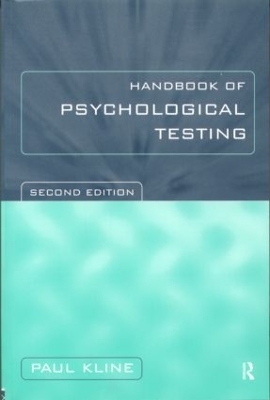 Handbook of Psychological Testing - Paul Kline