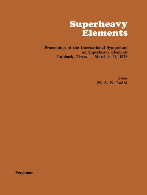 Superheavy Elements - 