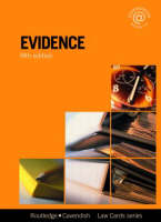 Evidence Lawcards 5/e -  Routledge