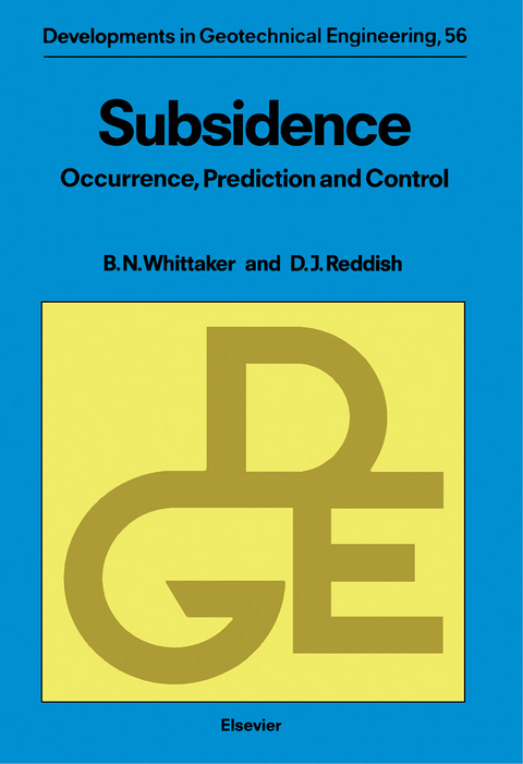 Subsidence -  D.J. Reddish,  B.N. Whittaker