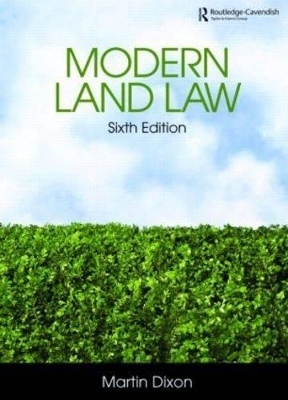 Modern Land Law - Martin Dixon