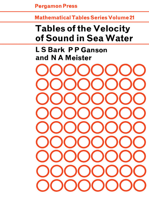 Tables of the Velocity of Sound in Sea Water -  L. S. Bark,  P. P. Ganson,  N. A. Meister