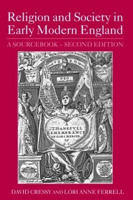 Religion and Society in Early Modern England - 