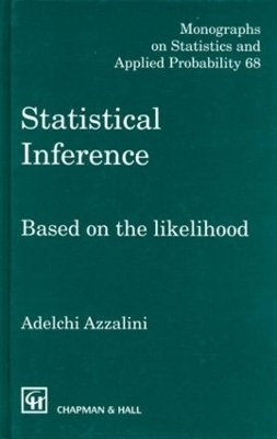 Statistical Inference Based on the likelihood - Adelchi Azzalini