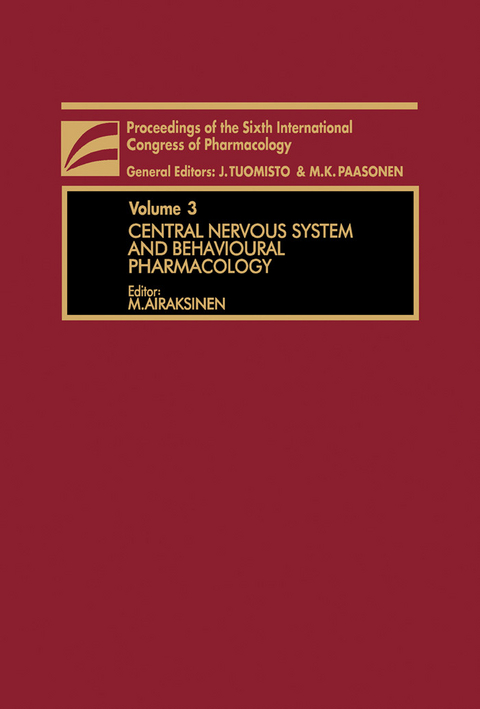 CNS and Behavioural Pharmacology - 