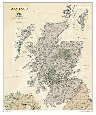 Scotland Executive, Laminated - National Geographic Maps