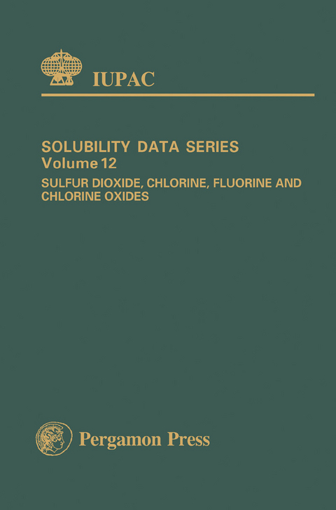 Sulfur Dioxide, Chlorine, Fluorine and Chlorine Oxides - 