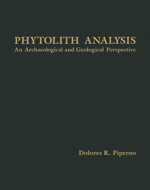 Phytolyth Analysis -  Dolores R. Piperno