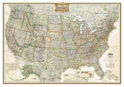 United States Executive Flat - National Geographic Maps