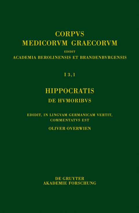 Hippocratis De humoribus - 