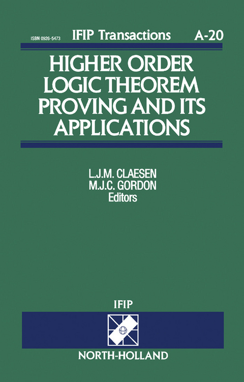 Higher Order Logic Theorem Proving and its Applications - 