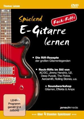 Spielend E-Gitarre lernen - Rock Riffs, 1 DVD - Thomas Leisen