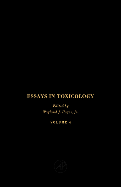 Essays in Toxicology - 