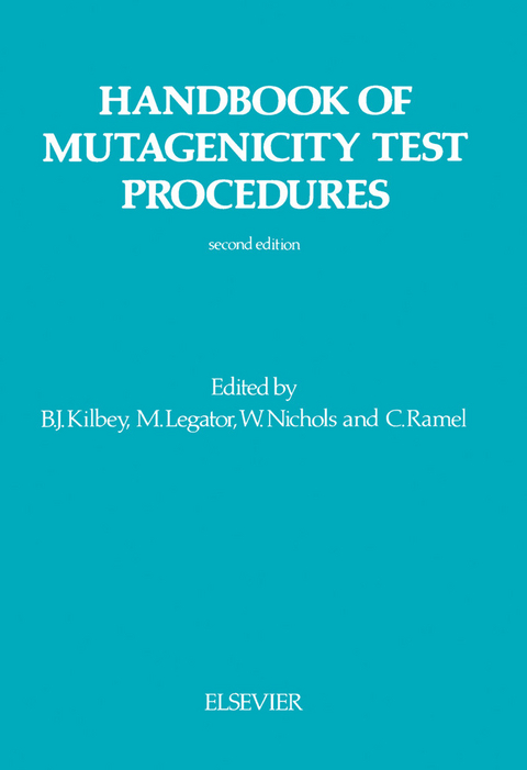 Handbook of Mutagenicity Test Procedures - 