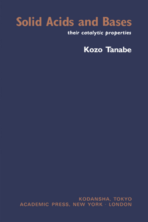 Solid Acids and Bases -  Kozo Tanabe