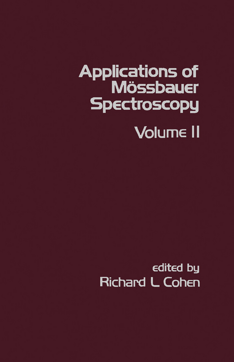 Applications of Mossbauer Spectroscopy - 