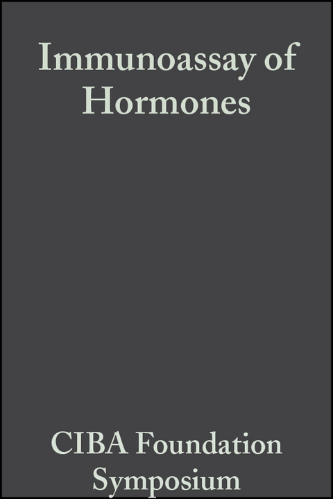 Immunoassay of Hormones, Volume 14 - 