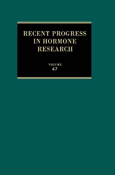 Recent Progress in Hormone Research - 