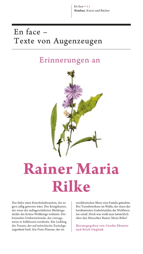 Erinnerungen an Rainer Maria Rilke - 