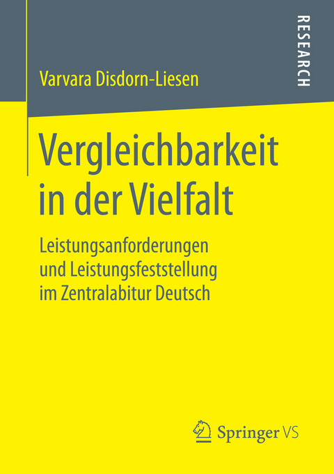 Vergleichbarkeit in der Vielfalt - Varvara Disdorn-Liesen