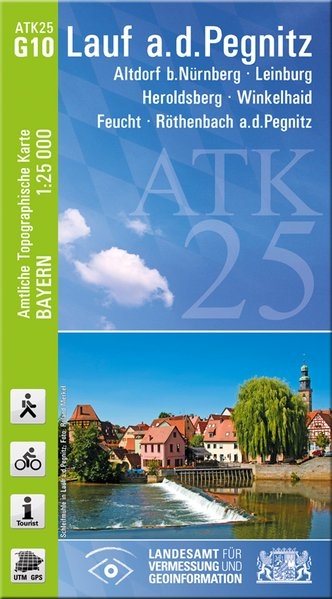 ATK25-G10 Lauf a.d.Pegnitz (Amtliche Topographische Karte 1:25000)