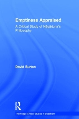 Emptiness Appraised - David F. Burton