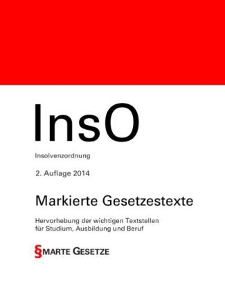 InsO, Insolvenzordnung, Smarte Gesetze, Markierte Gesetzestexte - 