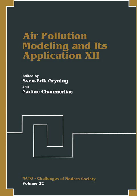 Air Pollution Modeling and Its Application XII - 