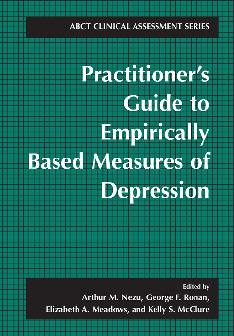 Practitioner's Guide to Empirically-Based Measures of Depression - 