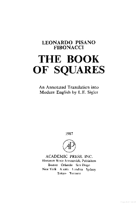 Leonardo Pisano (Fibonacci) - 